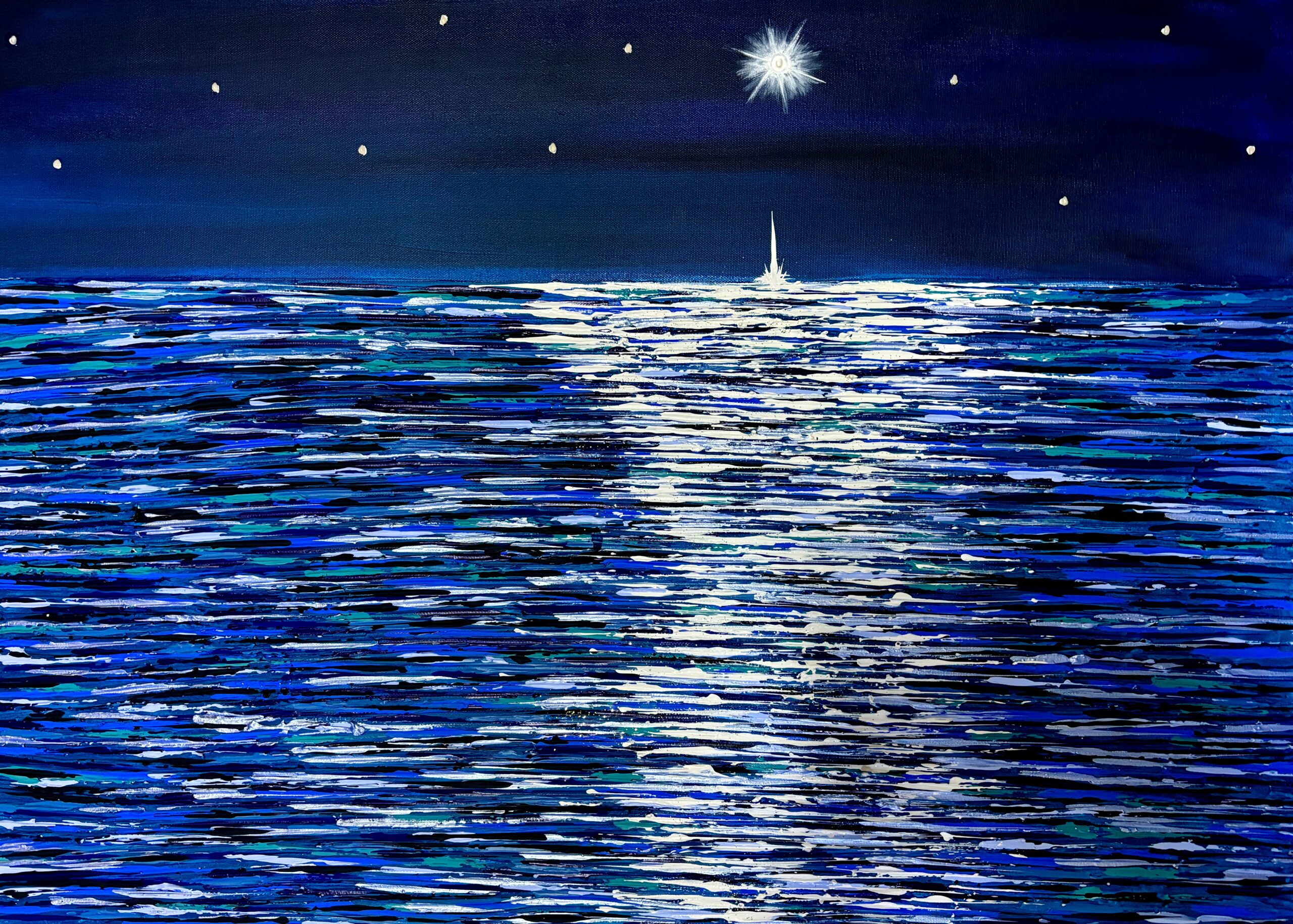 김윤슬_밤바다씨앗_arcrylic on canvas_72.7x53:2024:1,200,000