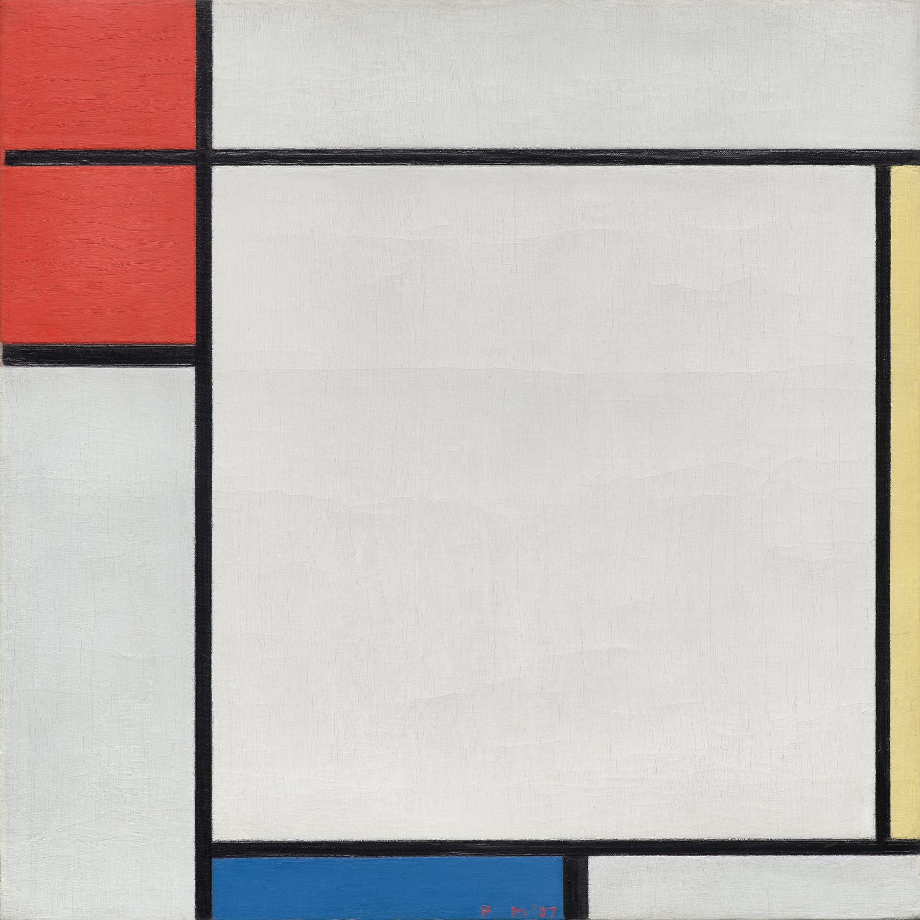 몬드리안 Piet Mondrian - Composition with Red, Yellow and Blue